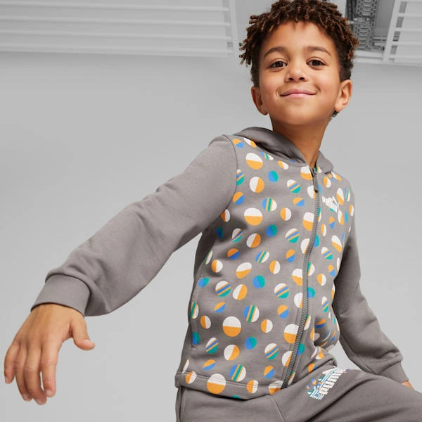 ESS+ SUMMER CAMP Little Kids' Full-zip Hoodie | PUMA